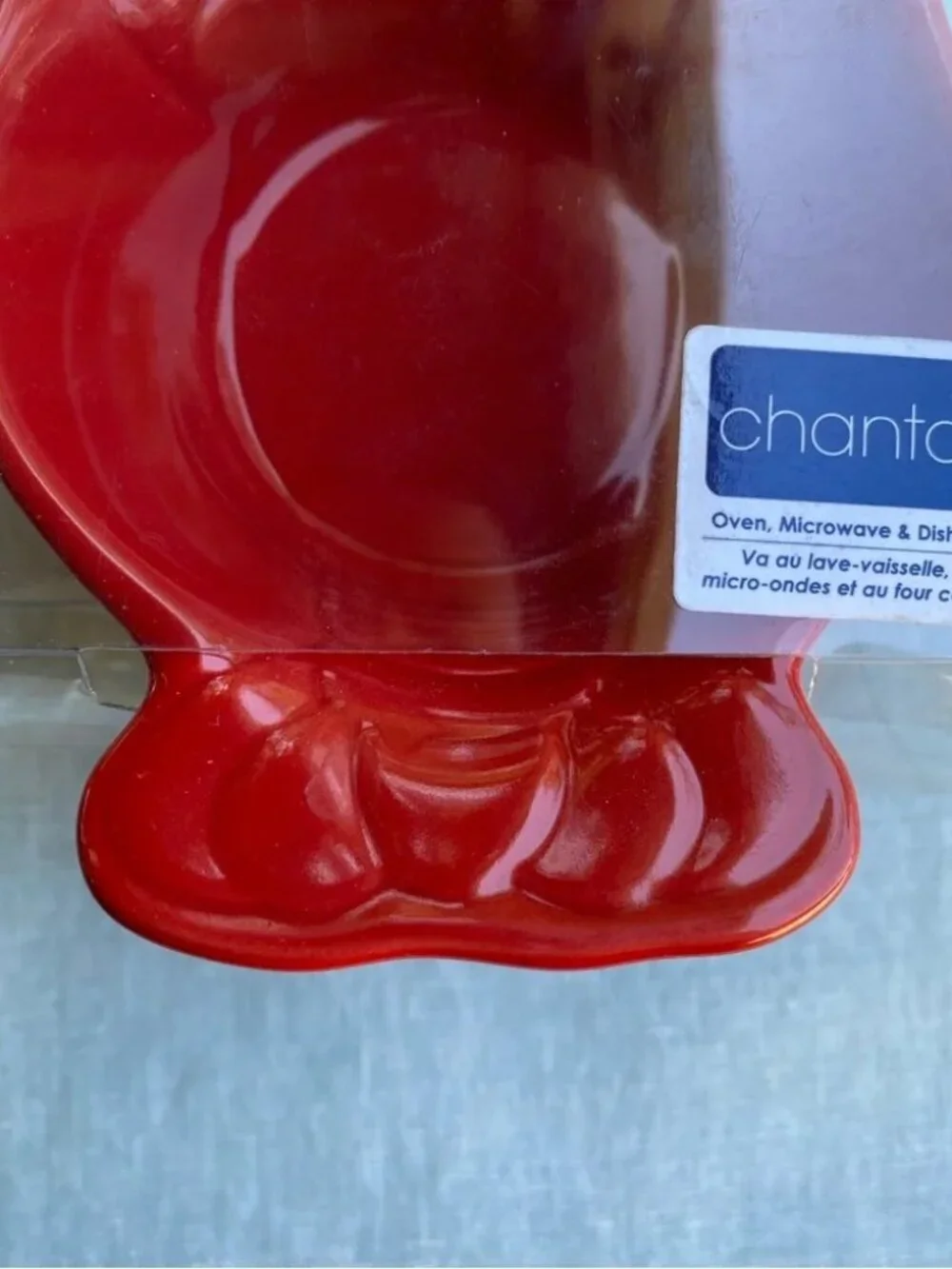 NWT Chantal red lobster shaped ramekin butter dish bowl